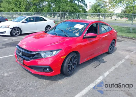 2019 Honda Civic Sport from USA, damaged, VIN 2HGFC2F82KH524566